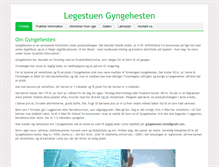 Tablet Screenshot of legestuengyngehesten.dk